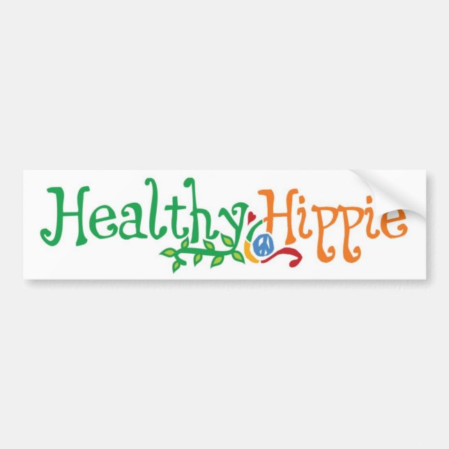 Pegatina Para Coche Hippie sano 311 (Frente)