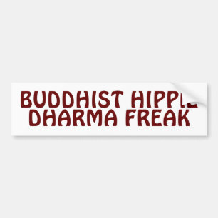 Pegatina Para Coche Hippy Budista Loco del Dharma