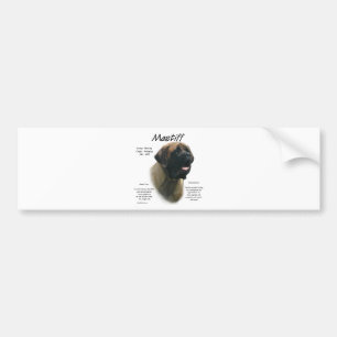 Pegatina Para Coche Historia de Apricot Mastiff