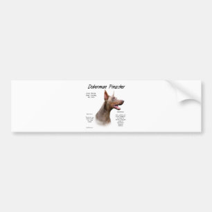 Pegatina Para Coche Historia de Isabella Doberman