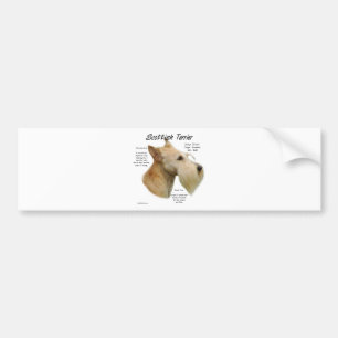 Pegatina Para Coche Historia de Wheaten Scottie