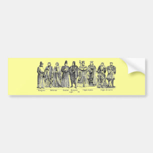 Pegatina Para Coche Historical Costumes
