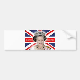 Pegatina Para Coche HM reina Elizabeth II - favorable foto