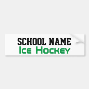 Pegatina Para Coche Hockey sobre hielo - Crea tu propio espíritu escol