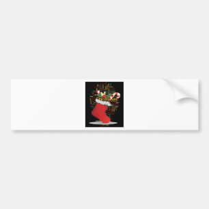 Pegatina Para Coche ¡HoHoHo! Feliz regalo de Navidad y un feliz año nu