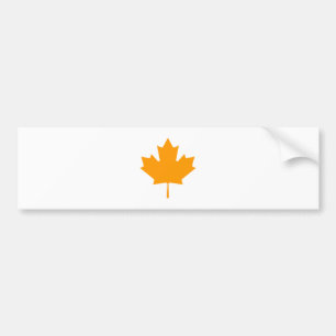 Pegatina Para Coche Hoja de arce OrangeTransp los regalos de Zazzle de