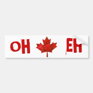 Pegatina Para Coche Hoja de arce urbana sucia del día de Canadá