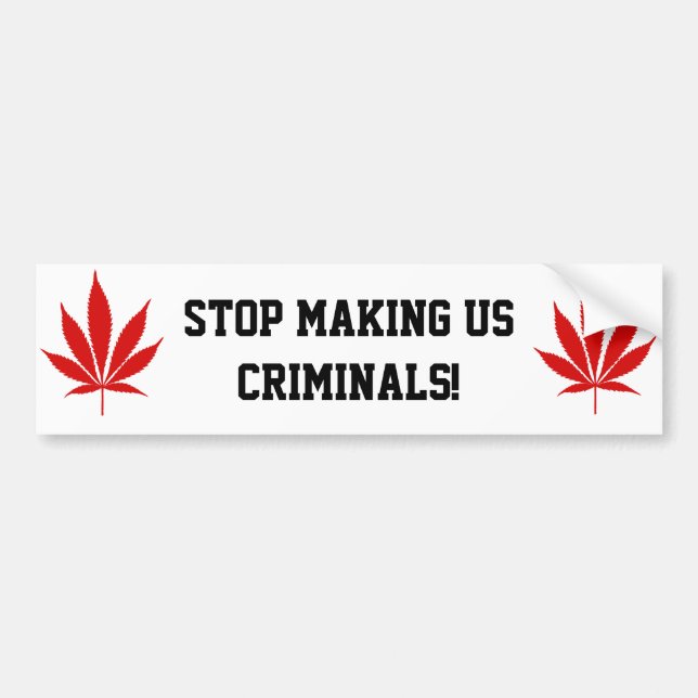 Pegatina Para Coche Hoja del pote W02 (Frente)