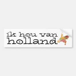 Pegatina Para Coche Holland Province Map Bohemian Patchwork Style