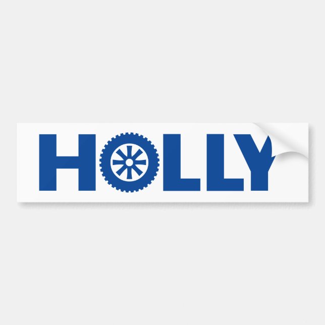 Pegatina Para Coche Holly Petrolhead Bumper Sticker (Frente)