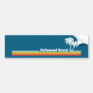 Pegatina Para Coche Hollywood Beach Florida