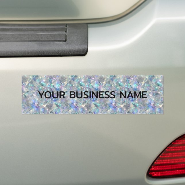 Pegatina Para Coche Holographic Opal Stone Background (en coche)