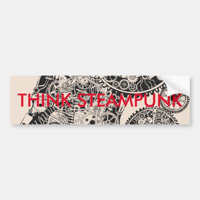 Pegatina Para Coche Hombre mecánico (Frente)