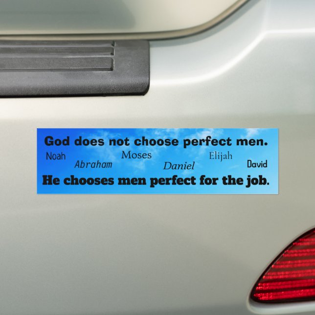 Pegatina Para Coche Hombres perfectos para el trabajo (en coche)
