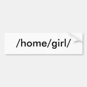 Pegatina Para Coche /home/girl/