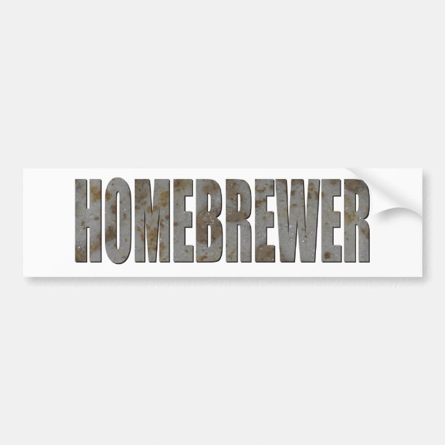 Pegatina Para Coche Homebrewer (Frente)