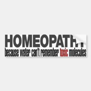 PEGATINA PARA COCHE HOMEOPATÍA