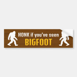 Pegatina Para Coche Honk si has visto a Bigfoot