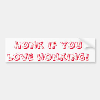 Pegatina Para Coche ¡Honk Si Te Encantan Los Punks!