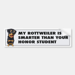 Pegatina Para Coche Honor de Rottweiler