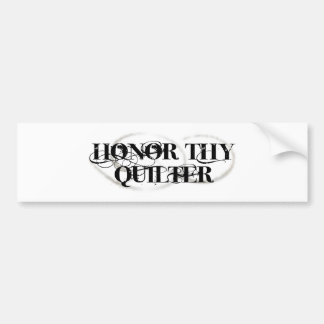 Pegatina Para Coche Honre Thy Quilter