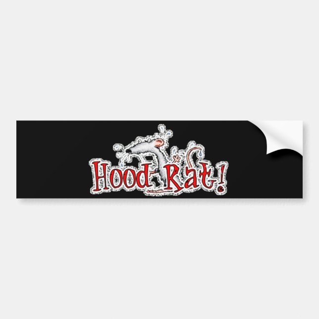 Pegatina Para Coche Hood Rat (Frente)