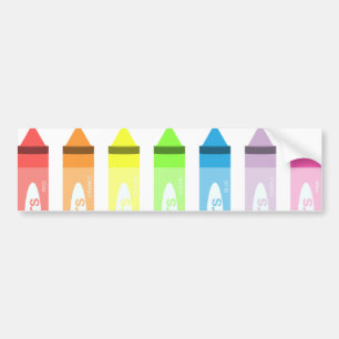 Pegatina Para Coche ¡Hora de colorear!