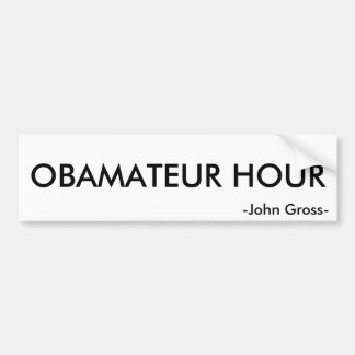 Pegatina Para Coche HORA de OBAMATEUR, - Juan grueso