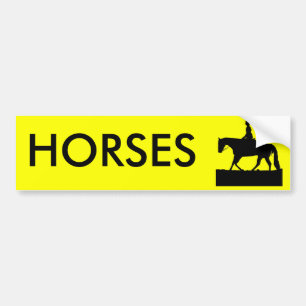 Pegatina Para Coche Horse Silhouette
