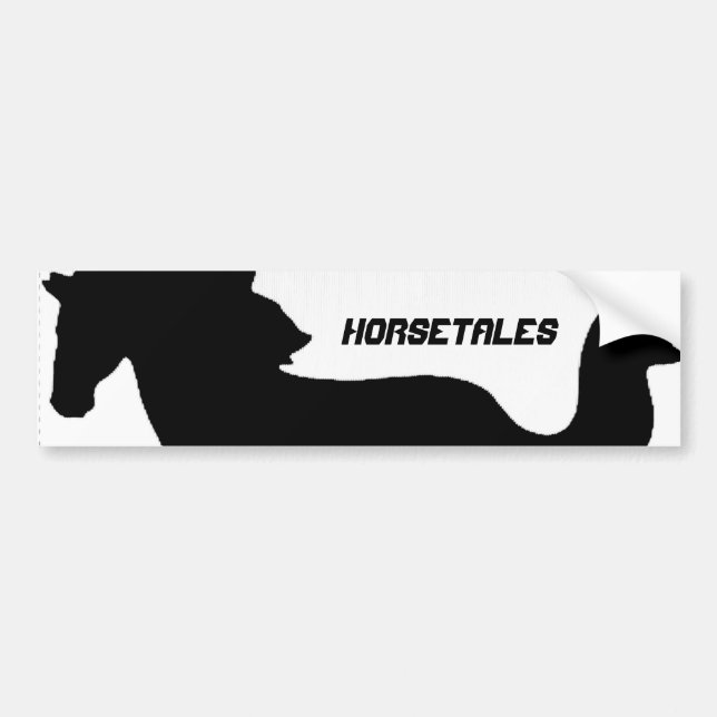 Pegatina Para Coche HorseTales (Frente)