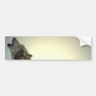 Pegatina Para Coche Howling Wolf