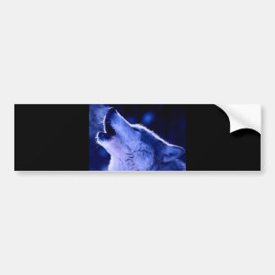 Pegatina Para Coche Howling Wolf