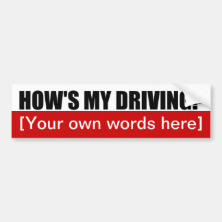 Pegatina Para Coche hows-my-drive-template-02