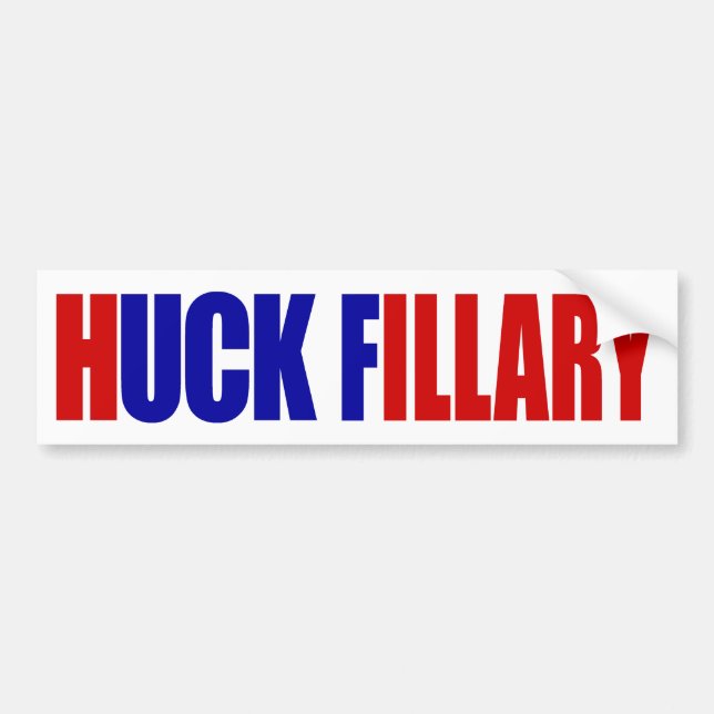 PEGATINA PARA COCHE "HUCK FILLARY" (Frente)