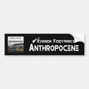 Pegatina Para Coche Huellas de carbono - Antropoceno
