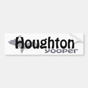Pegatina Para Coche Hughton Michigan Yooper Bumper Sticker