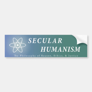 Pegatina Para Coche Humanismo secular