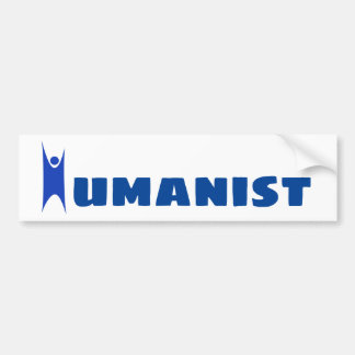 Pegatina Para Coche Humanista Bumper Sticker