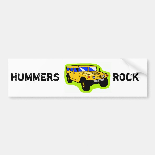 Pegatina Para Coche Hummer (Frente)