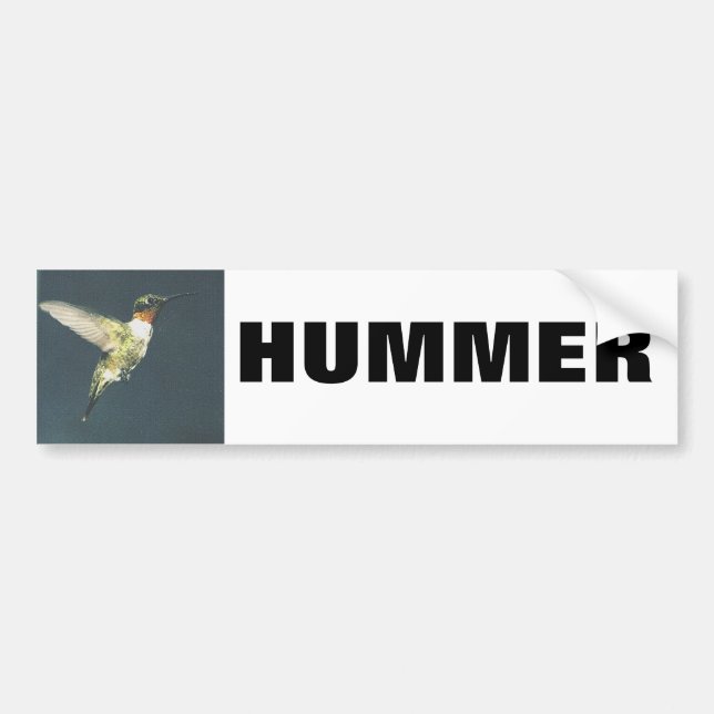Pegatina Para Coche HUMMER Bumpersticker (Frente)