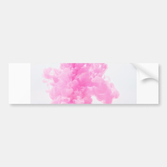Pegatina Para Coche humo rosa (Frente)