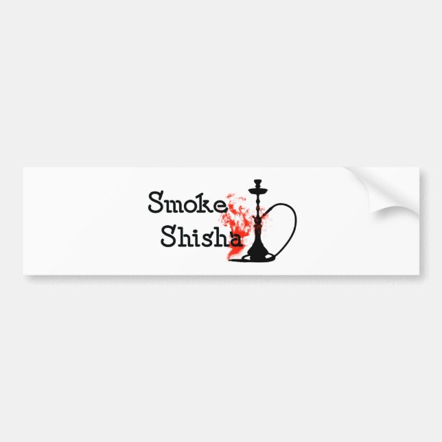 Pegatina Para Coche Humo Shisha (Frente)