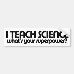Pegatina Para Coche Humor del profesor de ciencias