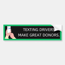 Pegatina Para Coche Humour Modern Anti-Texting Bumper Sticker