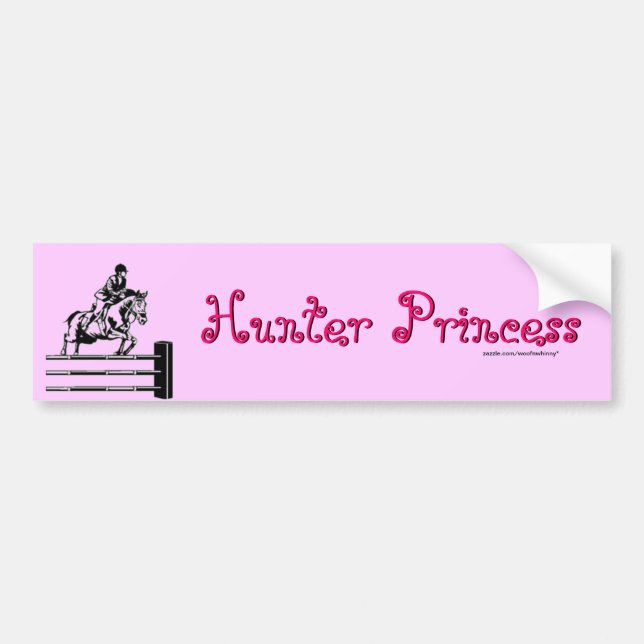 Pegatina Para Coche Hunter Princess (Frente)