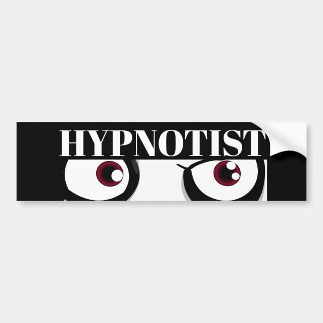 Pegatina Para Coche Hypnotist Eyes (Frente)