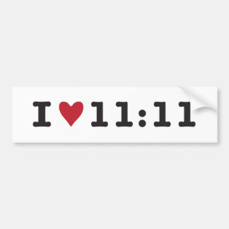 Pegatina Para Coche I 11:11 del corazón