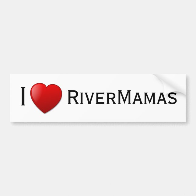 Pegatina Para Coche I <3 RiverMamas (Frente)