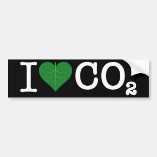 Pegatina Para Coche I CO2 del corazón