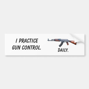 Pegatina Para Coche I control de PracticeGun, diario